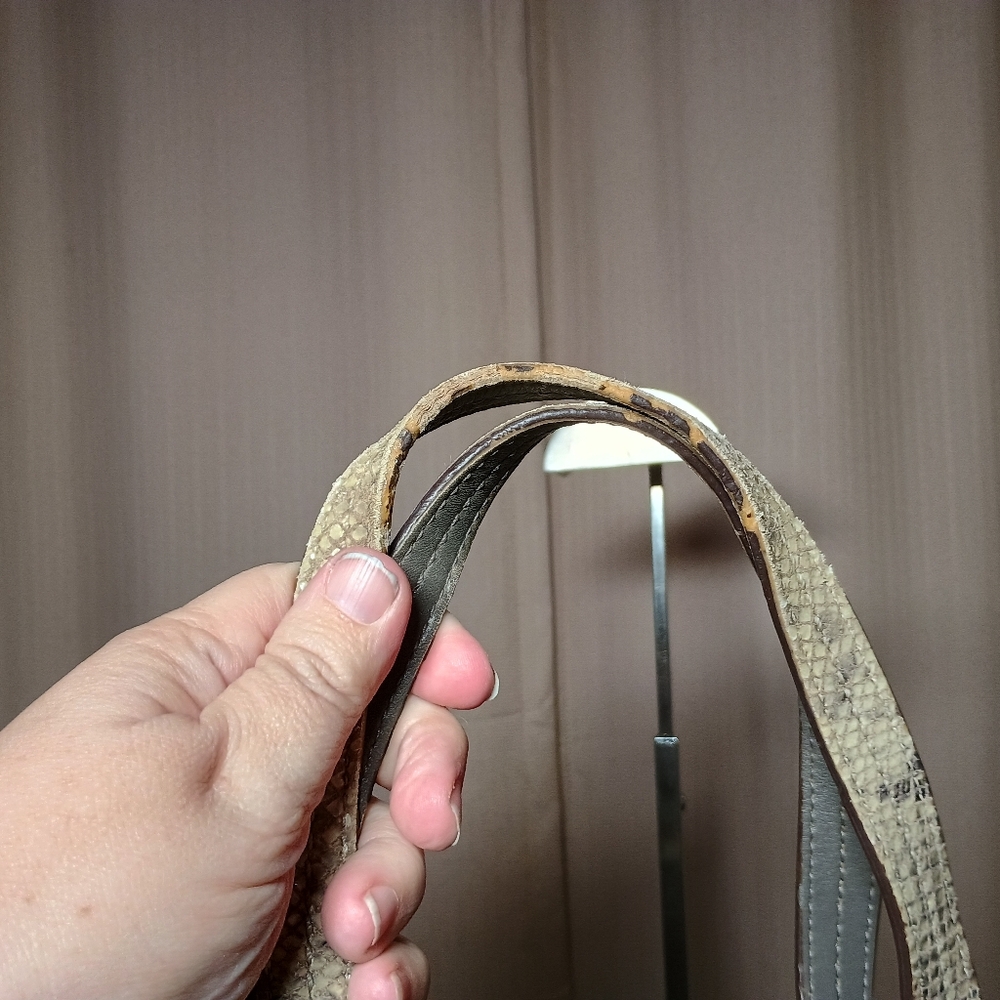 Coach Soho Exotic Python Snake Embossed Carryall … - image 4